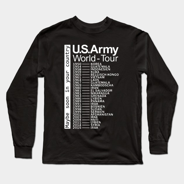 The US Army World Tour - Concert - Long Sleeve T-Shirt | TeePublic